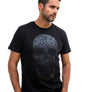 Unisex Matte Black Skull T-Shirt